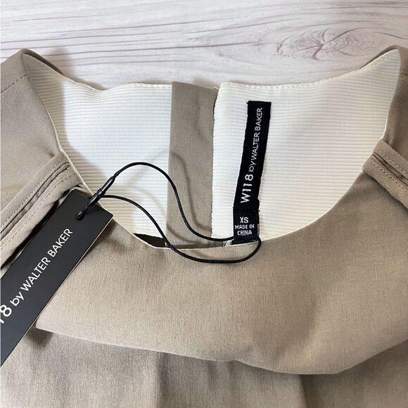 Walter Baker Bennett Tan Canvas Top XS NWT - Picture 6 of 8